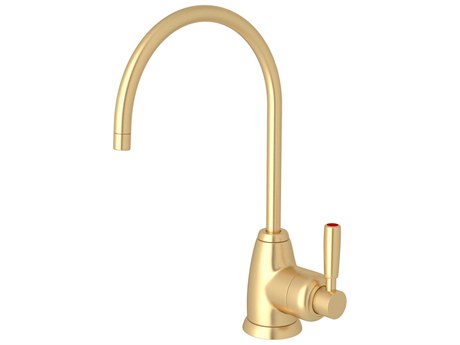 Perrin and Rowe Holborn Satin English Gold Hot Water Dispenser