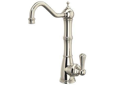 Perrin and Rowe Edwardian Polished Nickel Filter Kitchen Faucet