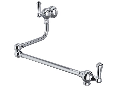 Perrin and Rowe Edwardian Polished Chrome Traditional Pot Filler