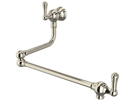Perrin and Rowe Edwardian Polished Nickel Traditional Pot Filler