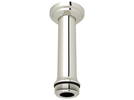 Perrin and Rowe Polished Nickel 4" Ceiling Mount Shower Arm