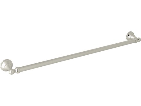 Perrin and Rowe Georgian Era Polished Nickel Towel Bar