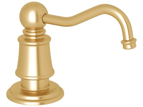 Perrin and Rowe Georgian Era Satin English Gold Soap Dispenser