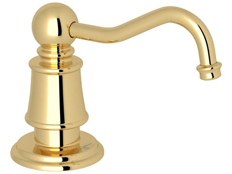 Perrin and Rowe Georgian Era Unlacquered Brass Soap Dispenser