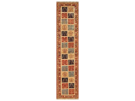 Pasargad Home Melody Bordered Runner Area Rug