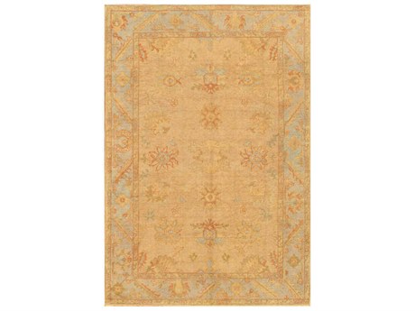 Pasargad Home Oushak Bordered Area Rug
