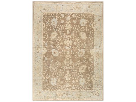 Pasargad Home Oushak Bordered Area Rug