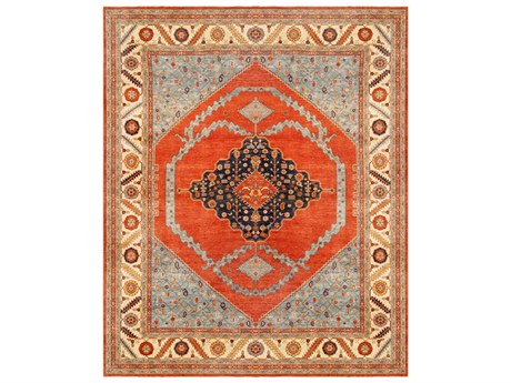 Pasargad Home Serapi Bordered Area Rug