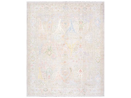 Pasargad Home Oushak Bordered Area Rug