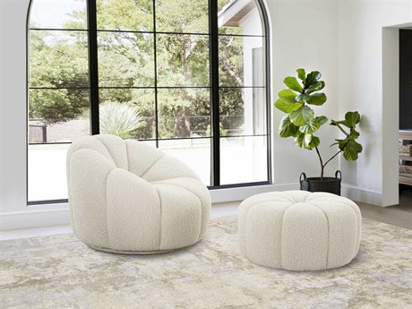 Pasargad Home Noho Chair and Ottoman Set