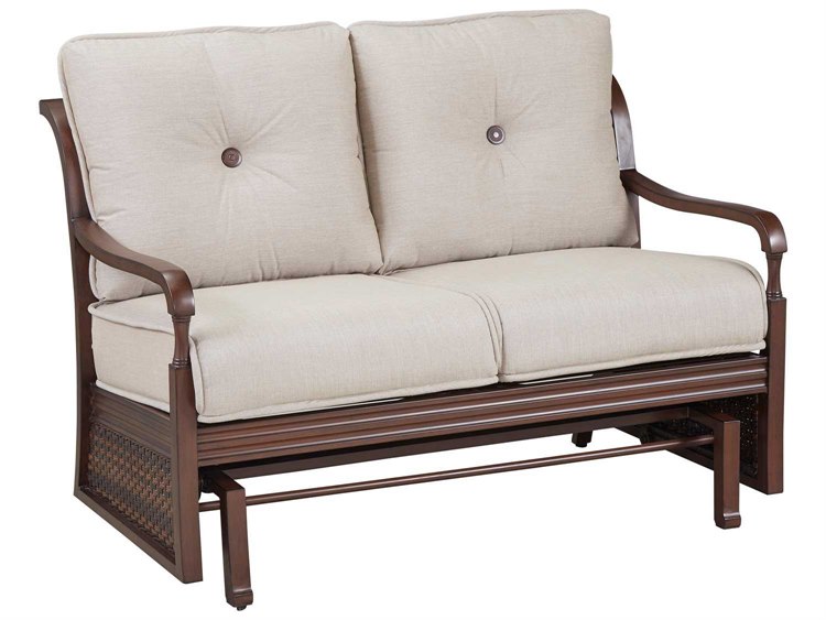 Paula Deen Outdoor River House Aluminum Loveseat Glider