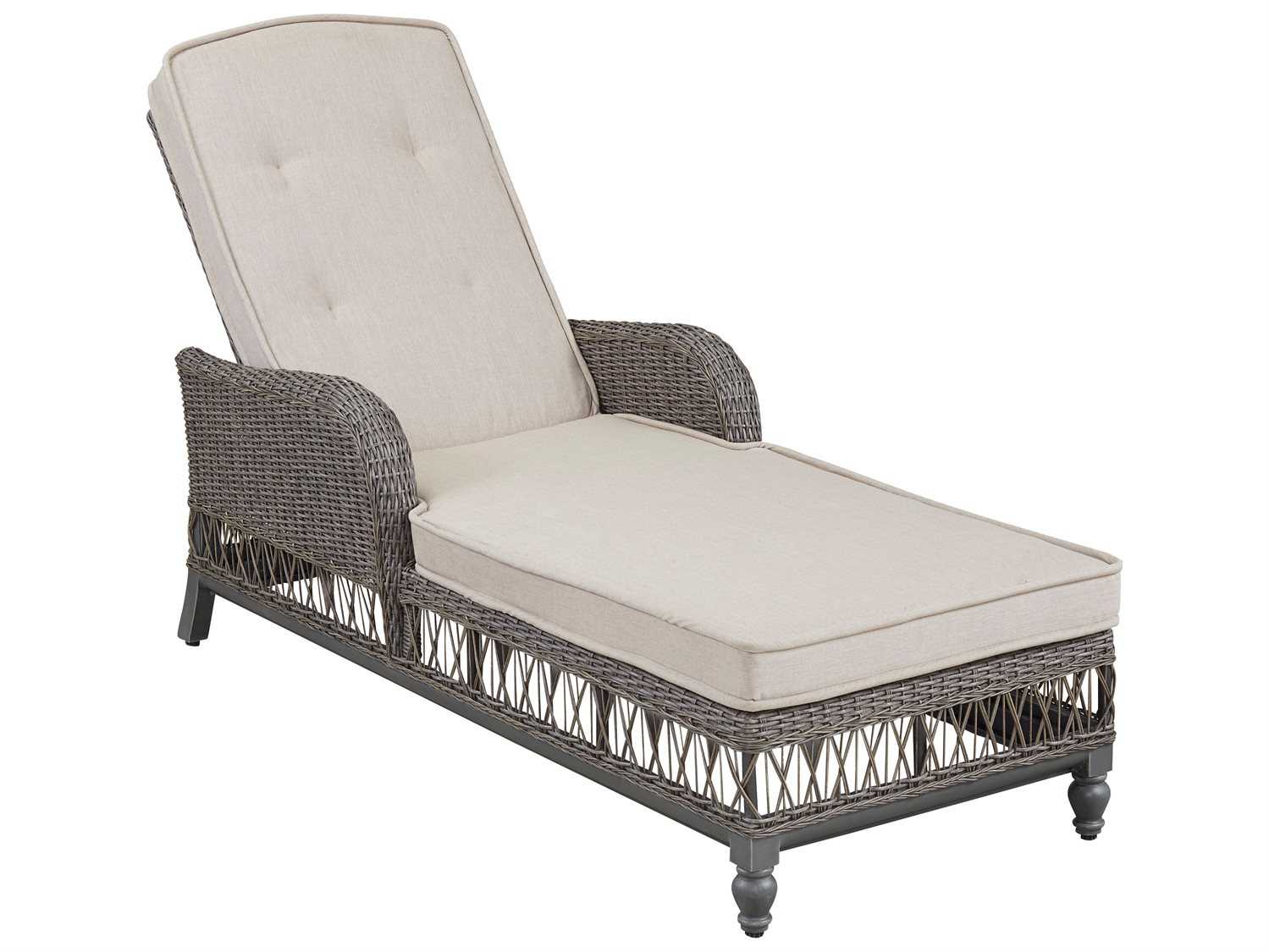 Paula Deen Outdoor Dogwood Wicker Adjustable Chaise Lounge