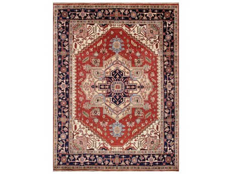 Pasargad Home Serapi Bordered Runner Area Rug