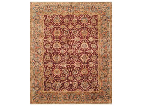 Pasargad Home Agra Crown Jewel Bordered Area Rug