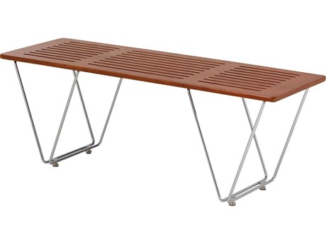 Pasargad Home Osaka Fuji Brown Accent Bench