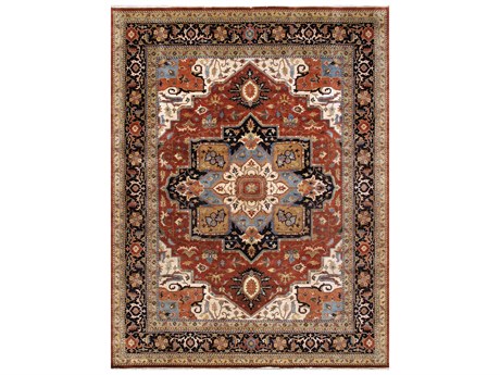 Pasargad Home Serapi Bordered Area Rug