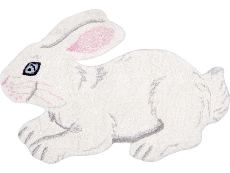 Pasargad Home Forest Bunny Animal Prints Area Rug