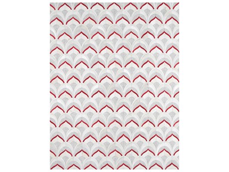 Pasargad Home Cowhide Geometric Area Rug