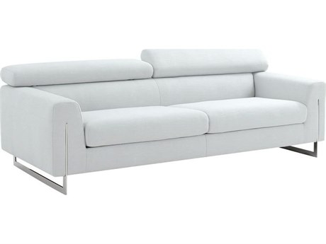 Pasargad Home Noho Serena Silver Upholstered Sofa
