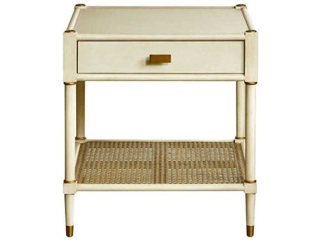 Port Eliot Rectangular Wood Linen End Table