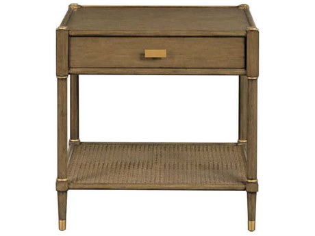 Port Eliot Rectangular Wood Light Walnut End Table