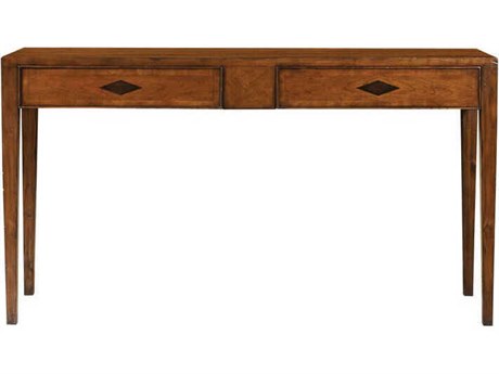 Port Eliot Rectangular Wood Cherry Console Table