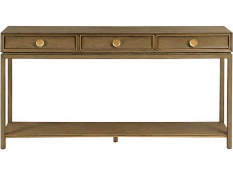Port Eliot Rectangular Wood Light Walnut Console Table