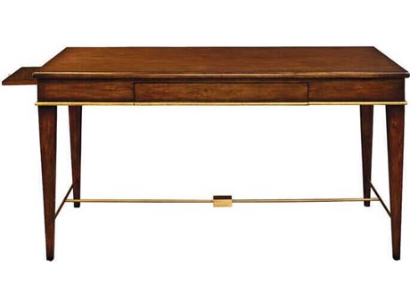 Port Eliot Writing Brown Mahogany Wood Desk