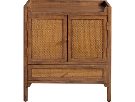 Port Eliot Artisan With Cane Face Brown Accent Chest