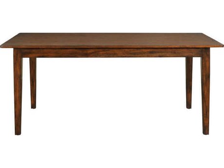 Port Eliot Rectangular Wood Mahogany Dining Table