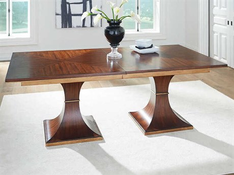 Port Eliot Rectangular Wood Mahogany Dining Table