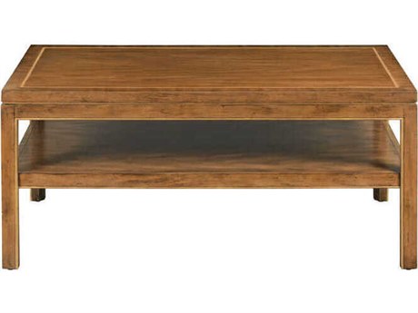 Port Eliot Rectangular Wood Artisan Coffee Table