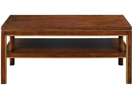 Port Eliot Rectangular Wood Mahogany Coffee Table