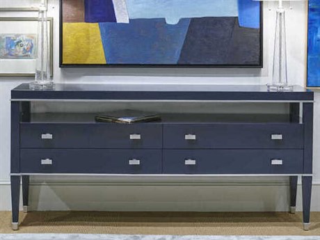 Port Eliot Rectangular Wood Milan Lacquer Console Table