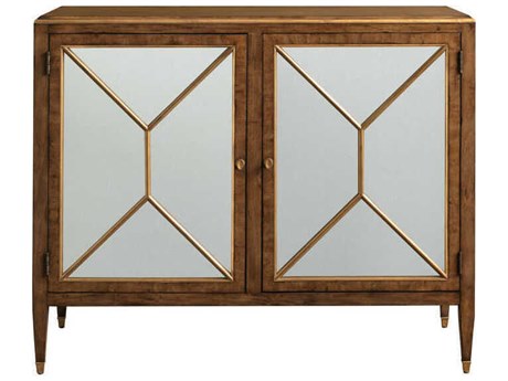 Port Eliot Mirrored Brown Accent Chest
