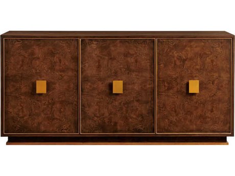 Port Eliot Mahogany Brown Wood Accent Chest