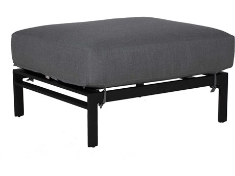 Castelle Prism Sectional Seating Aluminum Lounge Ottoman