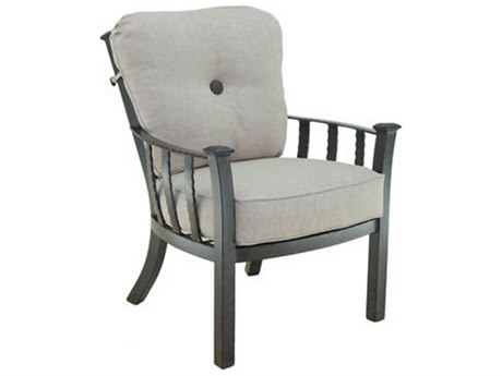 Castelle Santa Fe Cushion Dining Cast Aluminum Dining Arm Chair