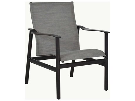 Castelle Barbados Sling Aluminum Dining Arm Chair