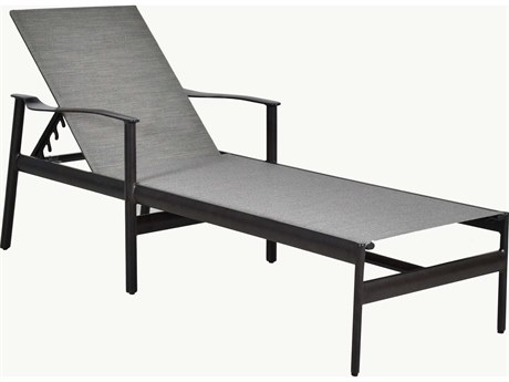 Castelle Barbados Sling Aluminum Chaise Lounge