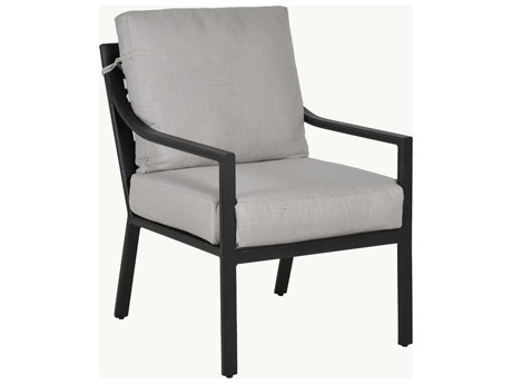 Castelle Saxton Cushion Aluminum Dining Arm Chair