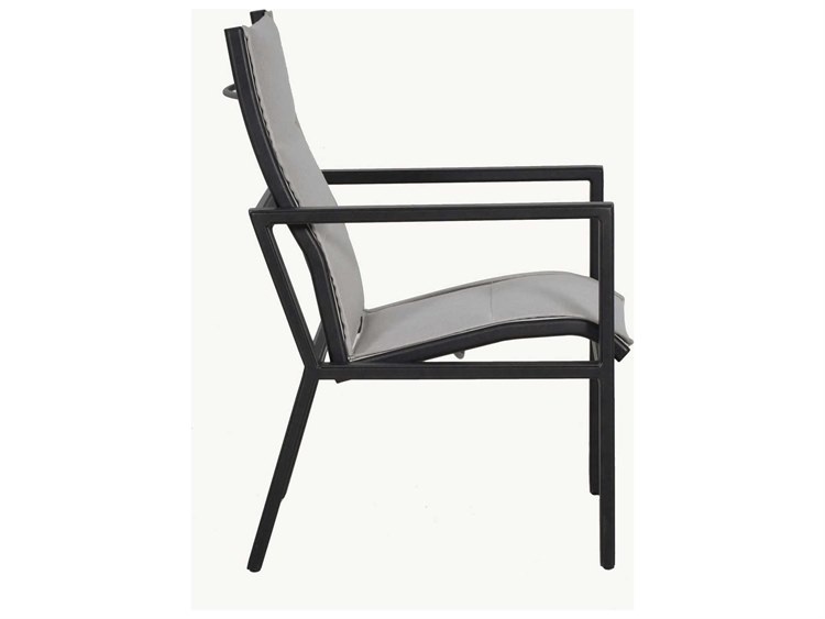 Castelle Saxton Sling Dining Chair Aluminum 4