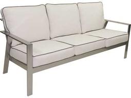 Castelle Trento Deep Seating Cushion Cast Aluminum Sofa