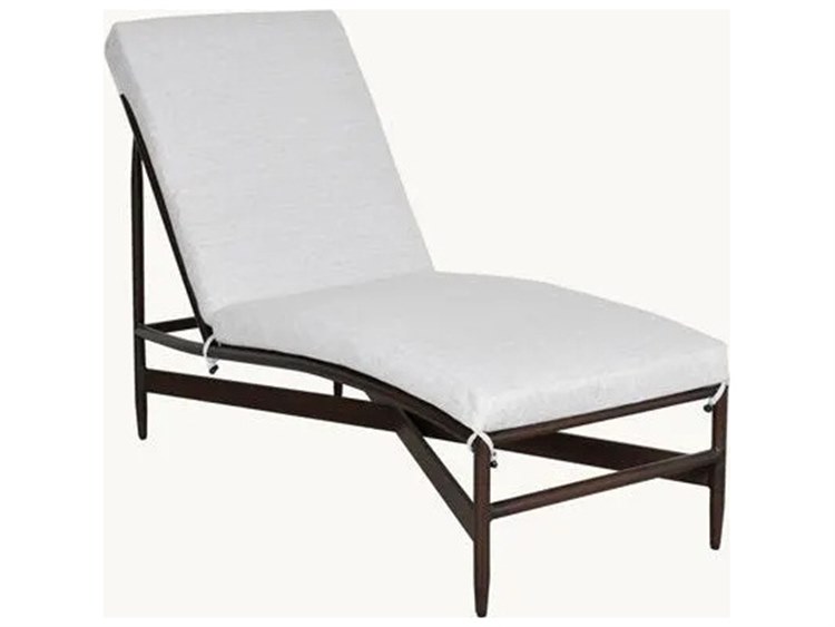 Castelle Larga Cushion Aluminum Contoured Chaise Lounge