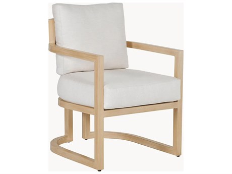 Castelle Gala Cushion Aluminum Dining Arm Chair