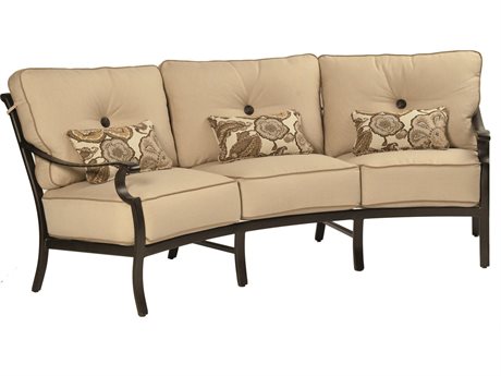 Castelle Monterey Ultra High Back Deep Seating Crescent Sofa Set Replacement Cushions