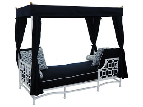 Canvas Valencia Patio Swing Daybed With Netting | Decoration Cloth