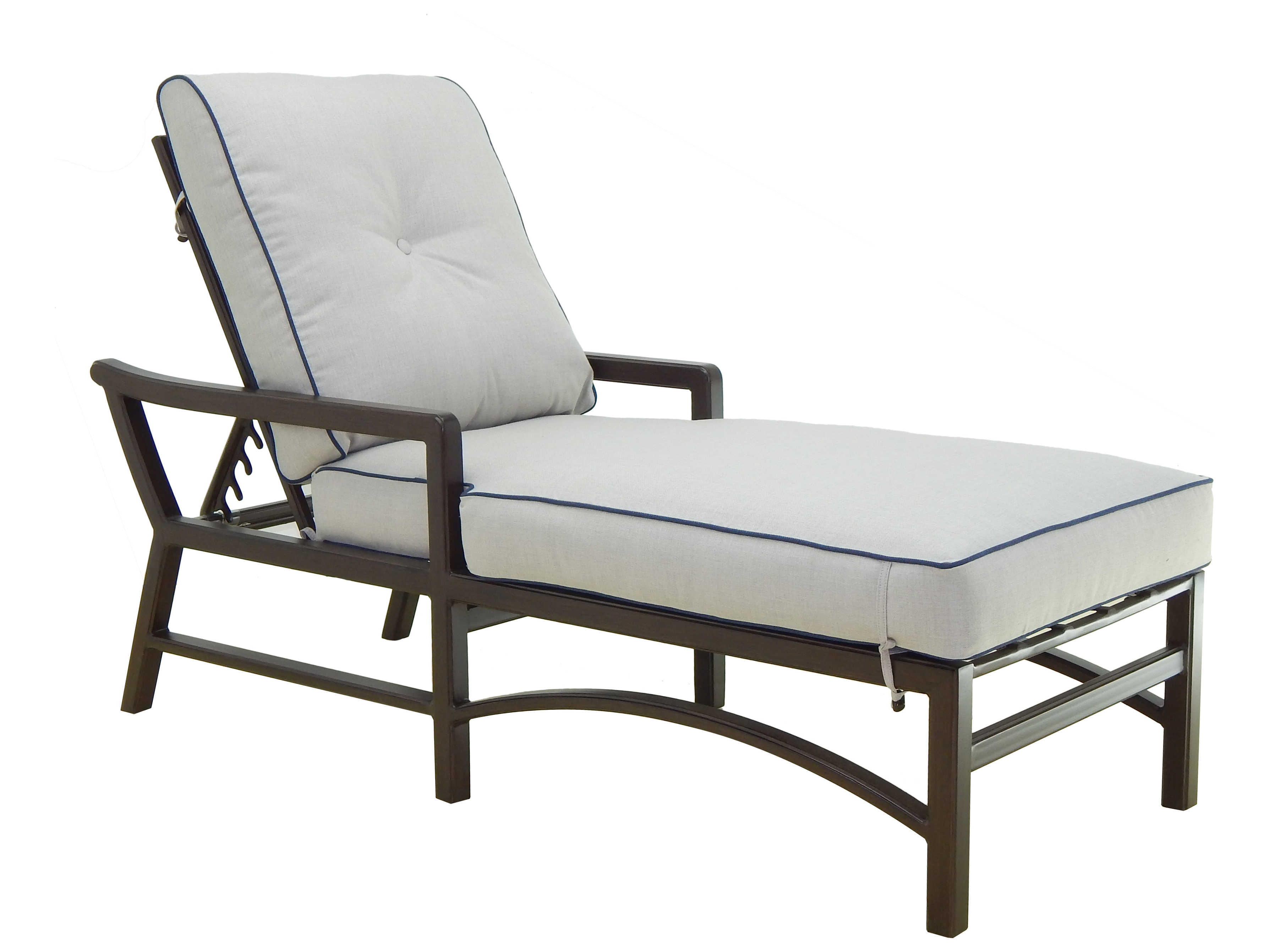 Castelle Legend Cushion Aluminum Adjustable Chaise Lounge ...