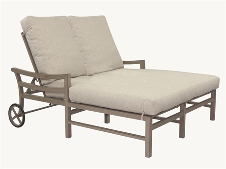 Castelle Roma Adjustable Double Lounge Chaise Set Replacement Cushions