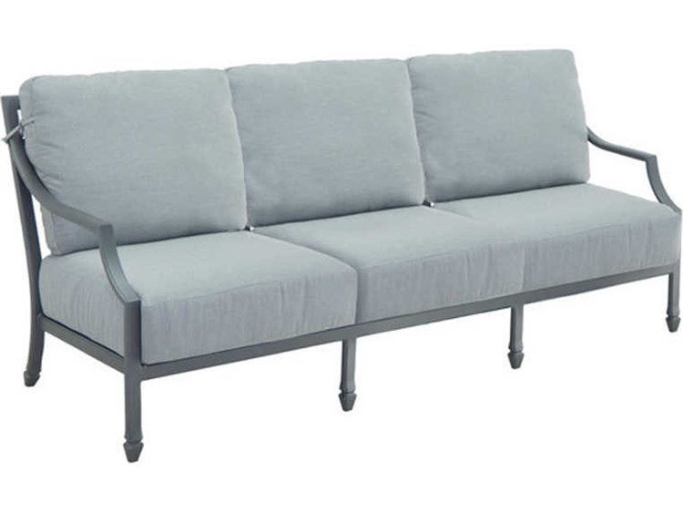 Castelle Lancaster Deep Seating Aluminum Sofa